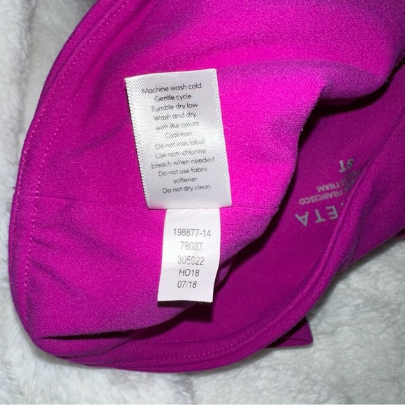 ATHLETA Salutation Stash Pocket II Tight Small Tall Exotic Fuchsia Pink Leggings - Picture 9 of 10